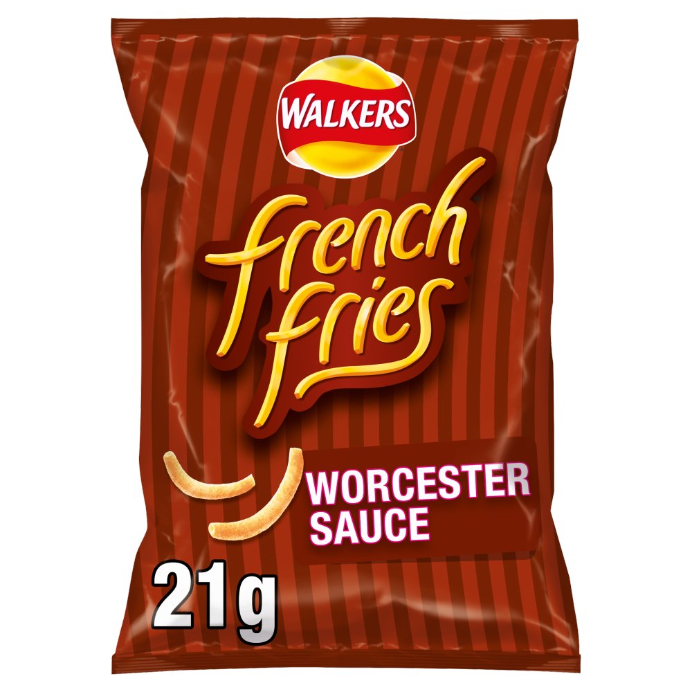 WALKERS FRENCH FRIES WORCESTER SAUCE 21G (BEST BEFORE 30 AUGUST 2025)