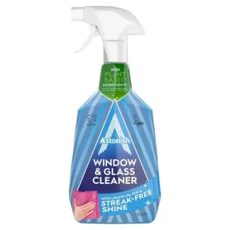 ASTONISH SPECIALIST EXTRA STRENGTH WINDOW GLASS AND SHINE CLEANER SPRAY WITH LEMON OIL 750ML