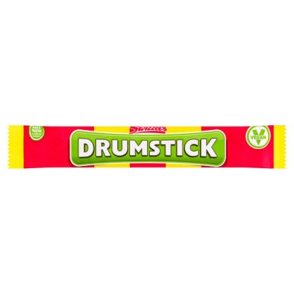 SWIZZELS DRUMSTICK CHEW BAR ORIGINAL RASPBERRY AND MILK FLAVOUR 18G