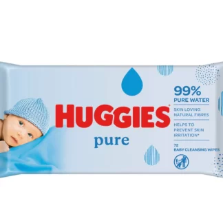 HUGGIES BABY WIPES PURE WATER 72 WIPES