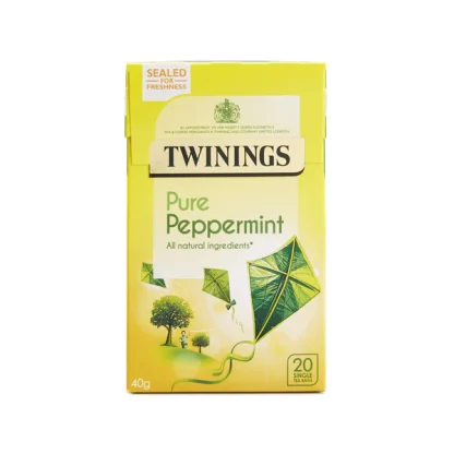 TWININGS PURE PEPPERMINT 20 TEA BAGS