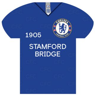 CHELSEA SHIRT SHAPED METAL SIGN