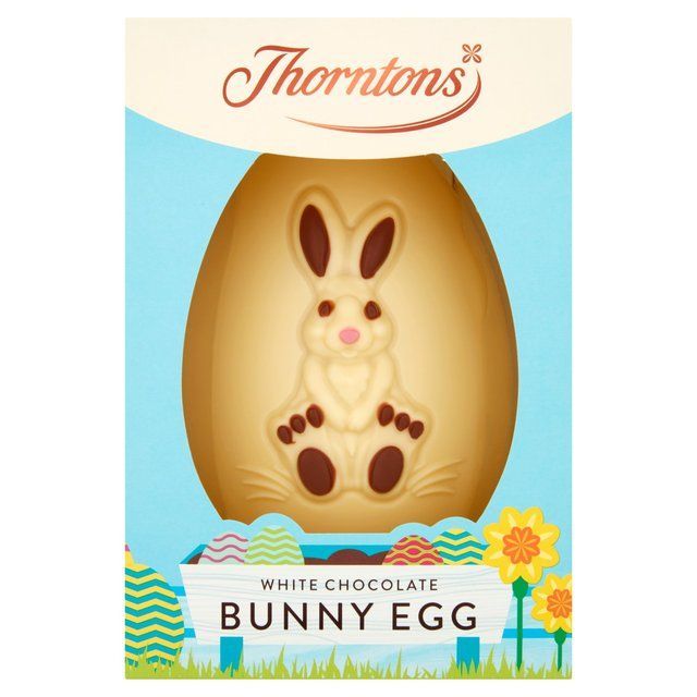 THORNTONS WHITE CHOCOLATE BUNNY EGG 151G UK Emporium Johannesburg