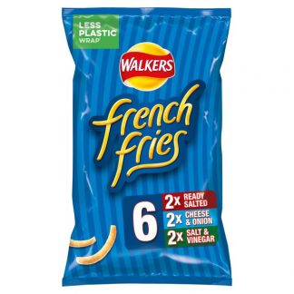 WALKERS FRENCH FRIES VARIETY 6 PACK (BEST BEFORE 22 NOVEMBER 2025)