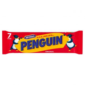 MCVITIES PENGUIN CHOCOLATE BARS 7 PACK (BEST BEFORE 21 MARCH 2026)