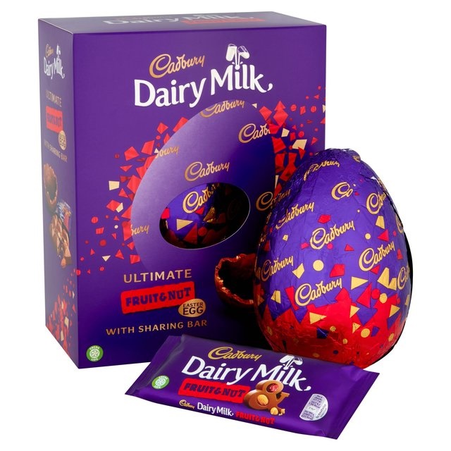 CADBURY DAIRY MILK ULTIMATE CRUNCHIE BITS EASTER EGG WITH 3 CADBURY CRUNCHIE BARS 542G UK