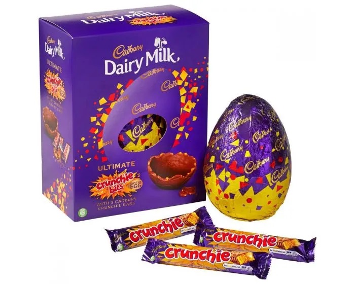 CADBURY DAIRY MILK ULTIMATE CRUNCHIE BITS EASTER EGG WITH 3 CADBURY