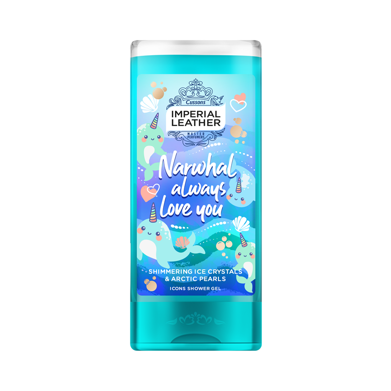 IMPERIAL LEATHER SHOWER GEL NARWHAL ALWAYS LOVE YOU 400ML UK Emporium
