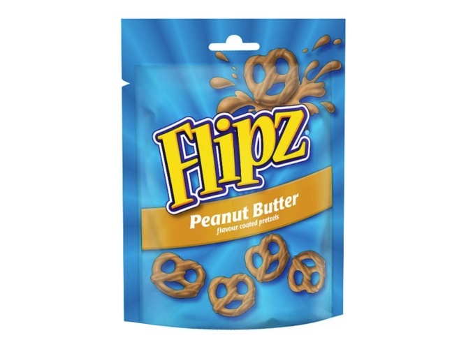 FLIPZ PRETZELS PEANUT BUTTER FLAVOUR COATED 90G UK Emporium Johannesburg