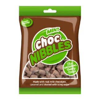 SWEET DREAMS MINT CHOCOLATE NIBBLES 150G (BEST BEFORE END MAY 2025)