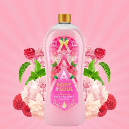 ASTONISH BODY AND SOUL BATH SOAK PINK PARADISE 950ML