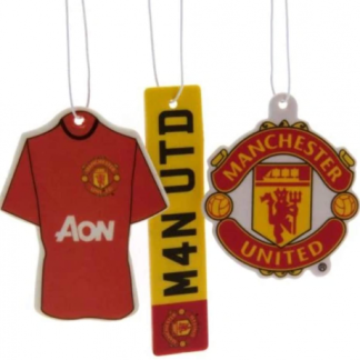 MANCHESTER UNITED 3 PACK AIR FRESHNER