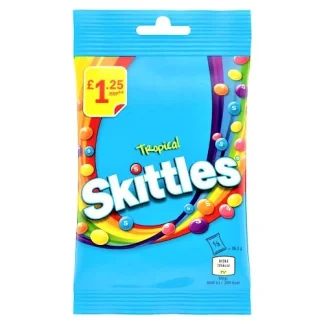 SKITTLES TROPICAL 109G (BEST BEFORE 12 FEBRUARY 2025)