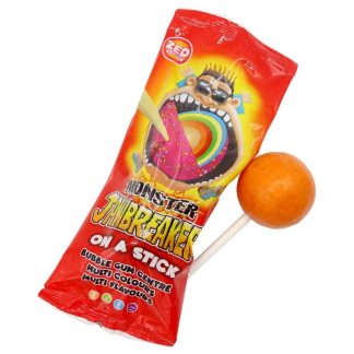 ZED CANDY MONSTER JAWBREAKER ON A STICK 60G