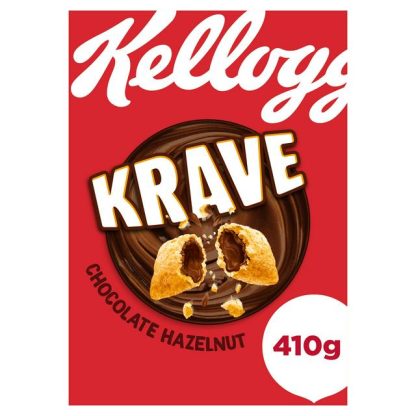 KELLOGGS CEREAL KRAVE CHOCOLATE HAZELNUT 410G (BEST BEFORE 27 JANUARY 2026)