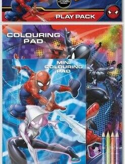 SPIDERMAN PLAY PACK WITH COLOURING PAGES