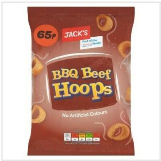 JACKS BBQ BEEF HOOPS 60G (BEST BEFORE 18 OCTOBER 2025)
