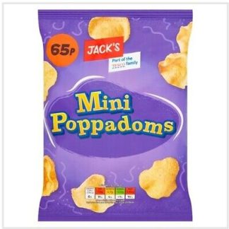 JACKS MINI POPPADUMS 30G (BEST BEFORE 27 SEPTEMBER 2025)