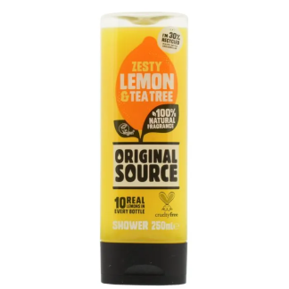 ORIGINAL SOURCE SHOWER GEL ZESTY LEMON AND TEA TREE 250ML