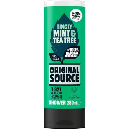 ORIGINAL SOURCE SHOWER GEL TINGLY MINT AND TEA TREE 250ML