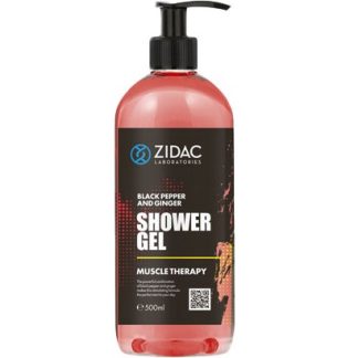 ZIDAC FOR MEN SHOWER GEL MUSCLE THERAPY BLACK PEPPER AND GINGER 500ML