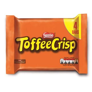 NESTLE TOFFEE CRISP (4X31G) 124G (BEST BEFORE END JUNE 2025)