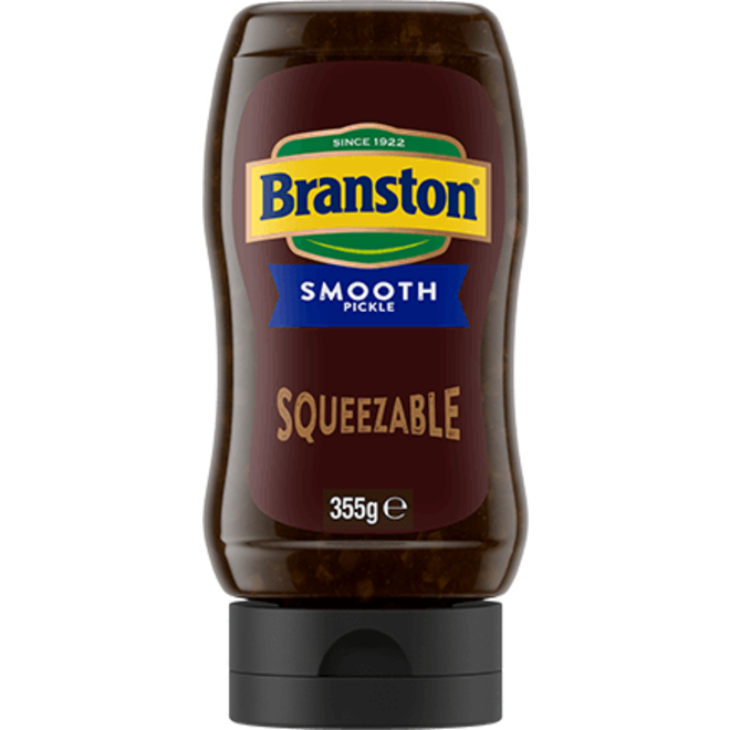 BRANSTON SMOOTH PICKLE SQUEEZABLE 355G (BEST BEFORE END JULY 2024) UK