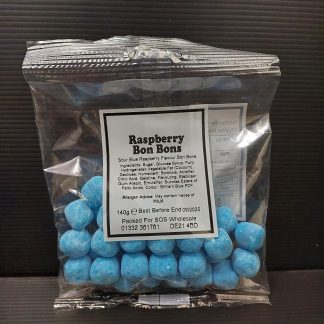 BUMPER BAG RASPBERRY BON BONS 140G (BEST BEFORE END 10-2025)