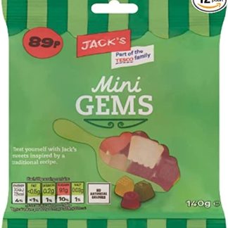 JACKS MINI GEMS 140G