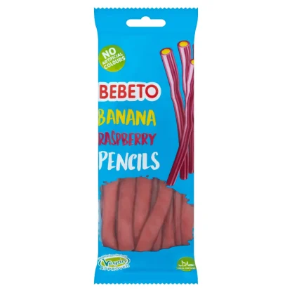 BEBETO BANANA AND RASPBERRY PENCILS 160G