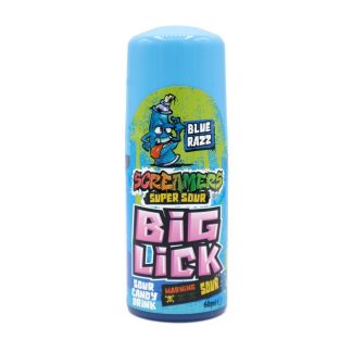 ZED SCREAMERS SUPER SOUR BIG LICK BLUE RAZZ 60ML (BEST BEFORE 19.05.2025)