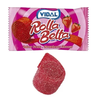 VIDAL STRAWBERRY ROLLA BELTA 20G (BEST BEFORE END SEPTEMBER 2025)