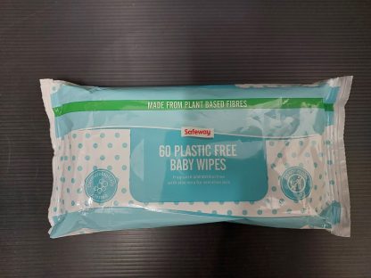 SAFEWAY SENSITIVE BABY WIPES 60S PLASTIC FREE