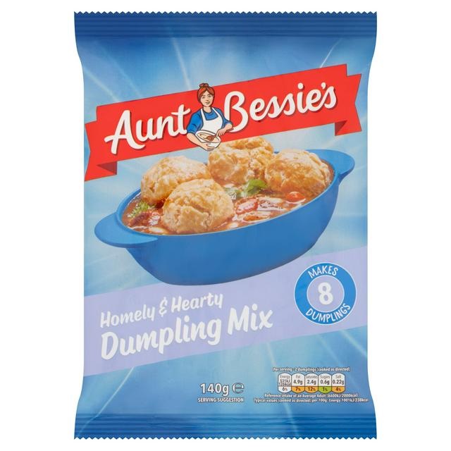 AUNT BESSIES DUMPLING MIX HOMELY AND HEARTY 140G (BEST BEFORE END FEBRUARY 2025)