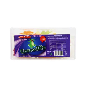 CANDYMAN JELLY CROCODILES TUB 170G (BEST BEFORE 07.03.2025)