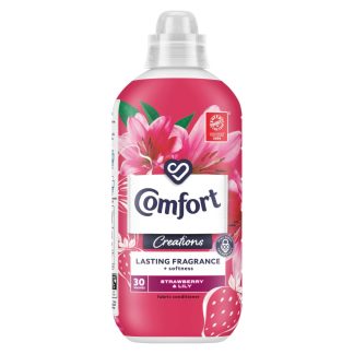 COMFORT FABRIC CONDITIONER STRAWBERRY AND LILY 30 WASHES 900ML