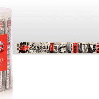 LONDON BLACK AND WHITE NAIL FILE