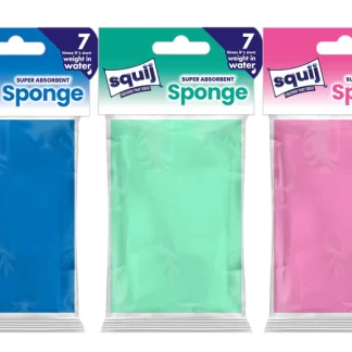 SQUIJ ABSORBENT SPONGE ASSORTED COLOURS
