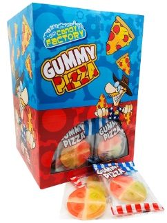 CRAZY CANDY FACTORY GUMMY MINI PIZZA 10G (BEST BEFORE 11 JUNE 2025)