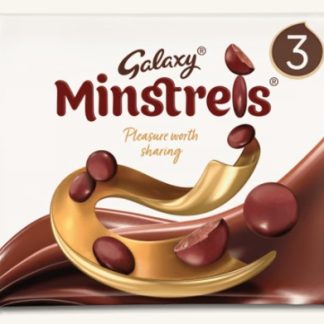 GALAXY MINSTRELS 3 PACK (3X42G) 126G (BEST BEFORE 22 MARCH 2026)