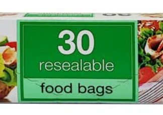 TIDYZ RESEALABLE FOOD BAGS 30S