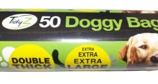 TIDYZ XL EXTRA STRONG TIE HANDLE DOGGY BAGS 50S