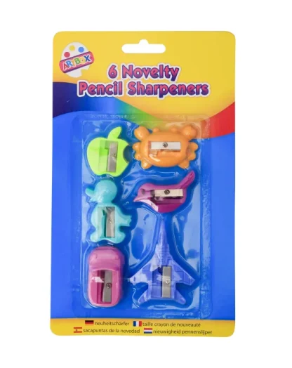 ARTBOX SHARPENERS NOVELTY 6 PACK