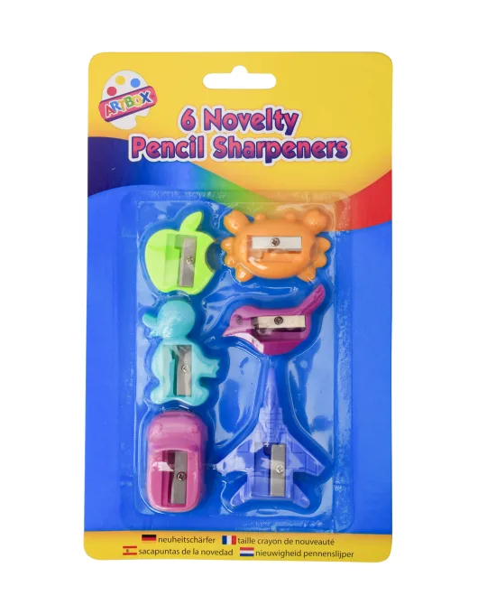 ARTBOX SHARPENERS NOVELTY 6 PACK