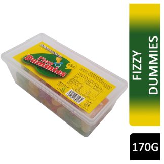 CANDYMAN FIZZY DUMMIES TUB 170G (BEST BEFORE 22 OCTOBER 2025)