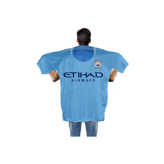 MANCHESTER CITY KIT SHAPED BANNER BODY FLAG