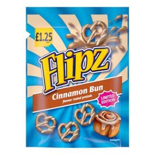 FLIPZ PRETZELS CINNAMON BUN 80G (BEST BEFORE 21 FEBRUARY 2026)