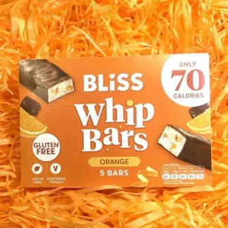 BLISS CHOCOLATE ORANGE WHIP BARS 5 X 20G (BEST BEFORE 17 JANUARY 2026)