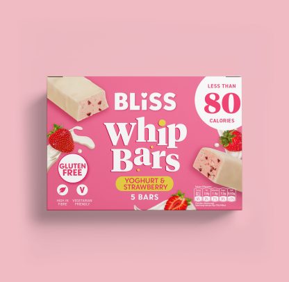 BLISS STRAWBERRY YOGHURT WHIP BARS 5 X 19G (BEST BEFORE 25 APRIL 2026)