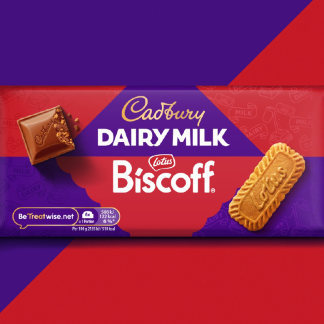 CADBURY DAIRY MILK BISCOFF SLAB 95G (BEST BEFORE 11-12- 2025)